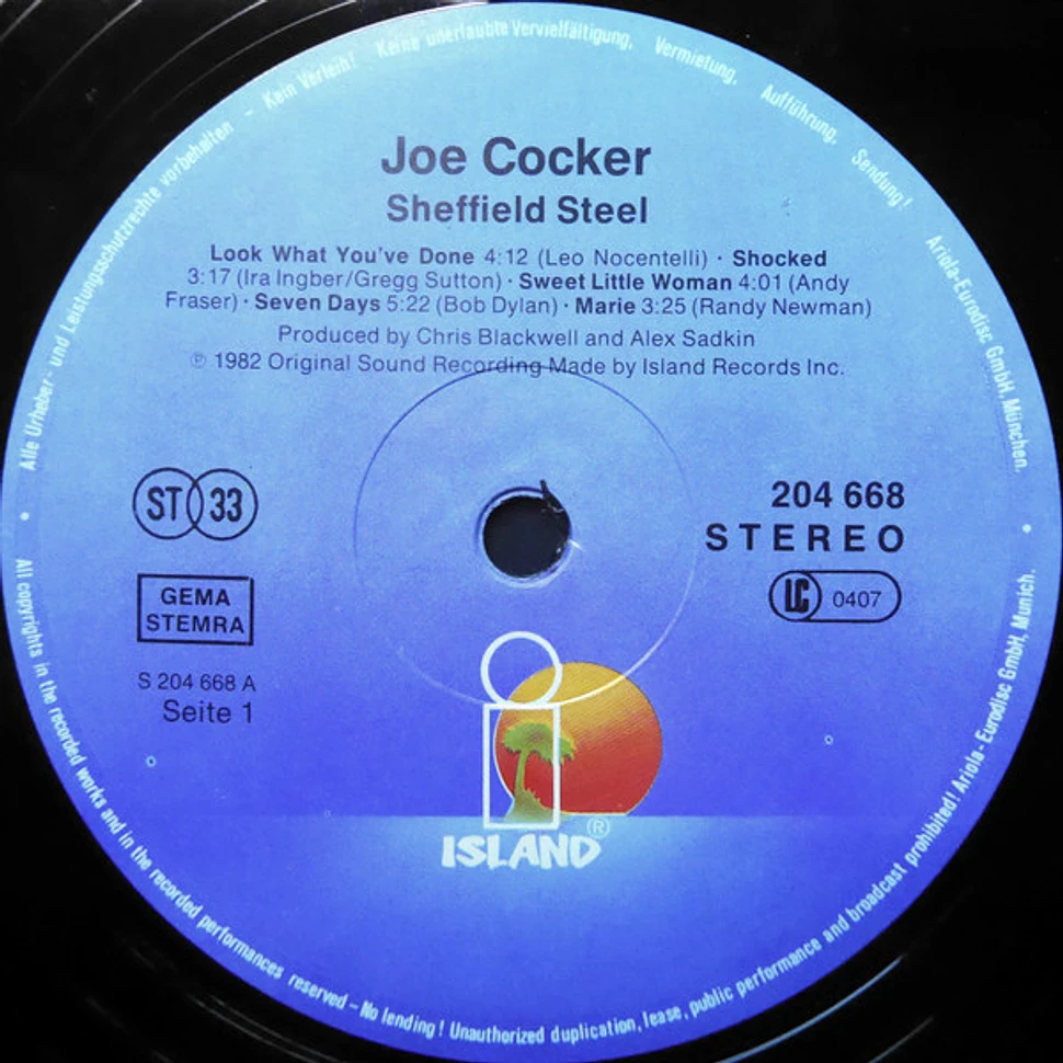 Joe Cocker - Sheffield Steel