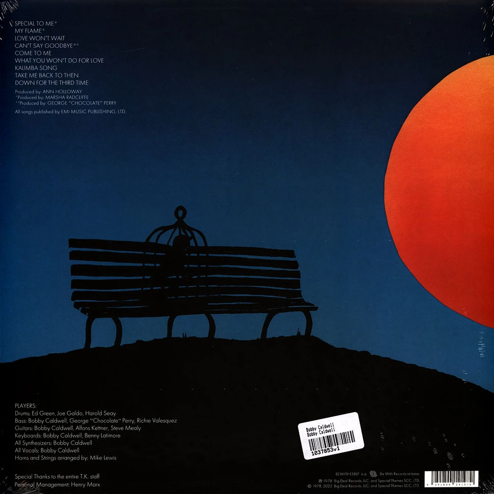 Bobby Caldwell - Bobby Caldwell - Vinyl LP - 1978 - Reissue | HHV