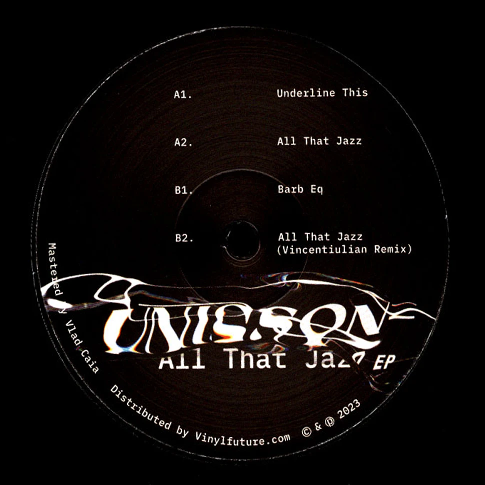 Unisson - All That Jazz EP