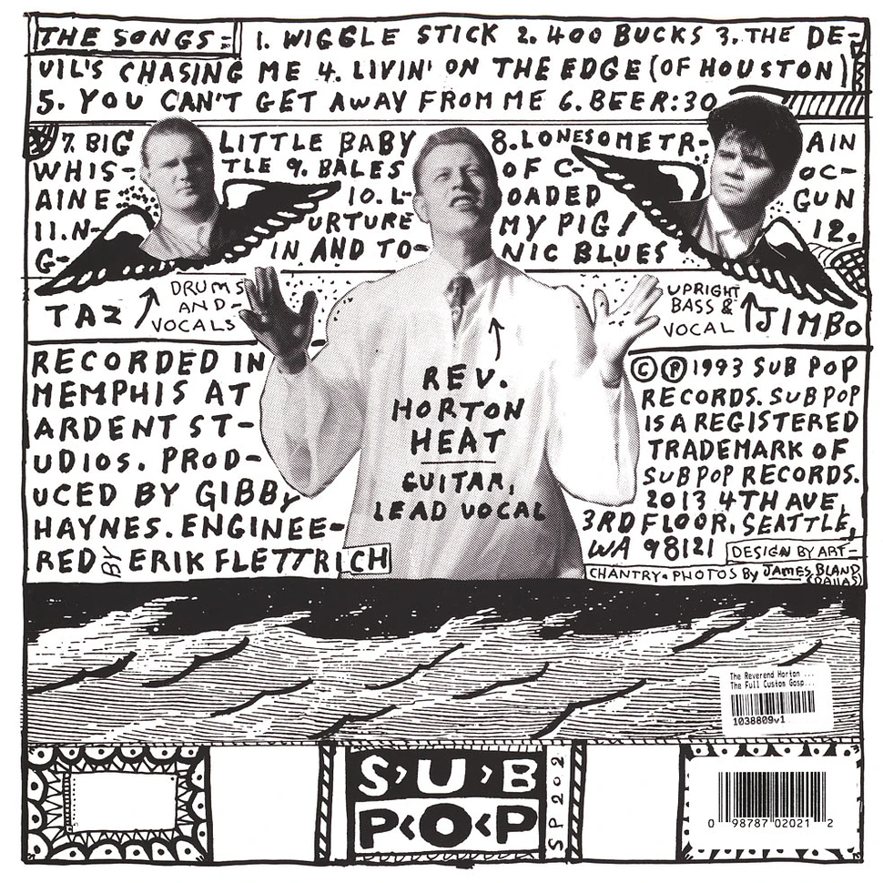 The Reverend Horton Heat - The Full Custom Gospel Sounds Of Black Vinyl Edition