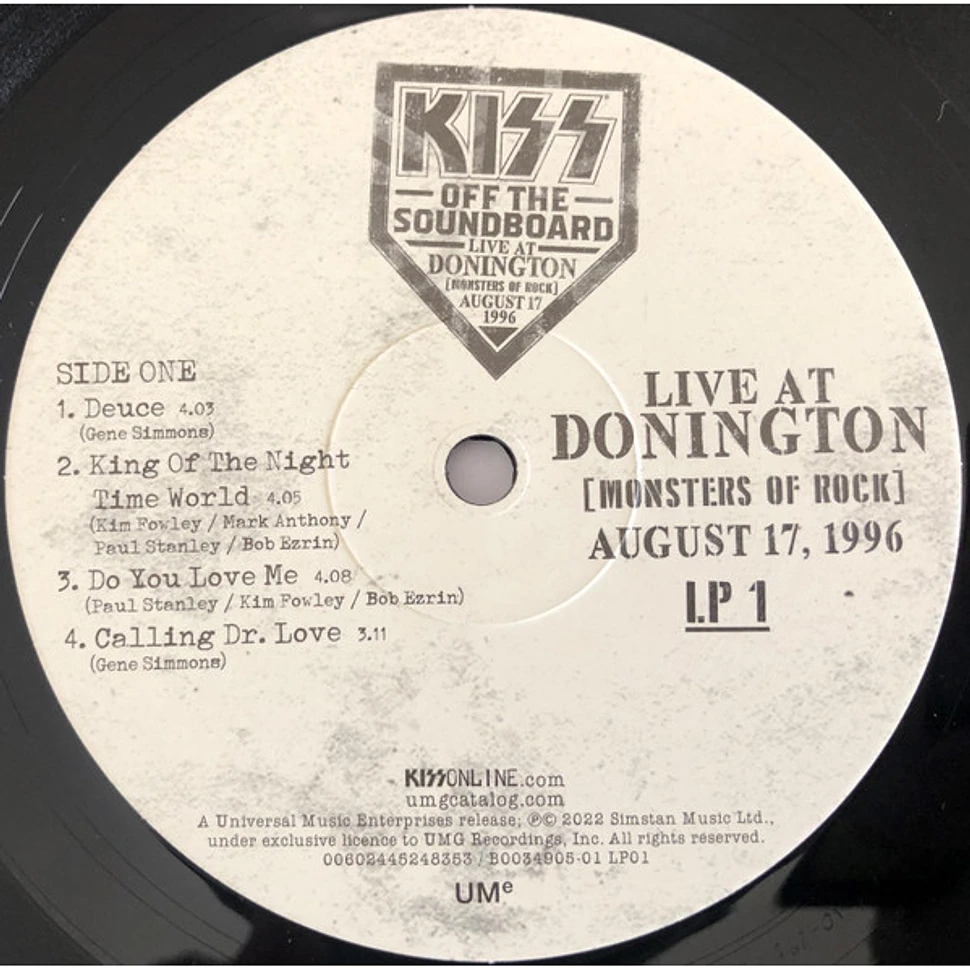 Kiss - Off The Soundboard Live At Donington (Monsters Of Rock) August 17, 1996