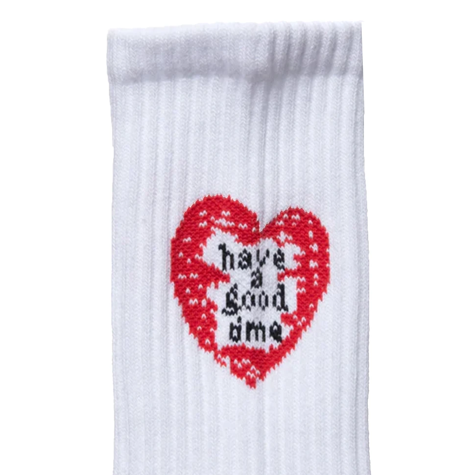 have a good time - Back Heart Logo Socks