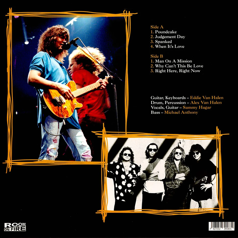Van Halen - Live At The Selland Arena Fresno Volume 1 White Vinyl Edition