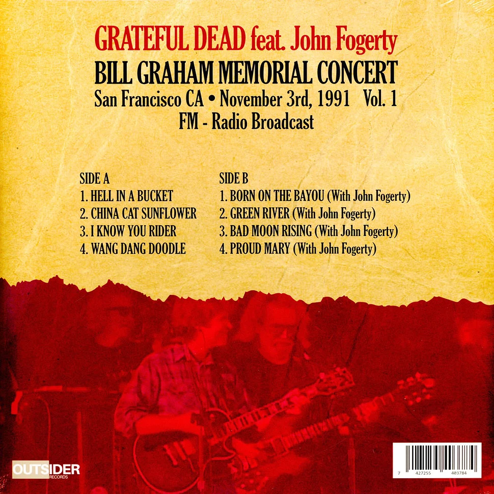 Grateful Dead - Bill Graham Memorial Volume 1 Feat. John Fogerty
