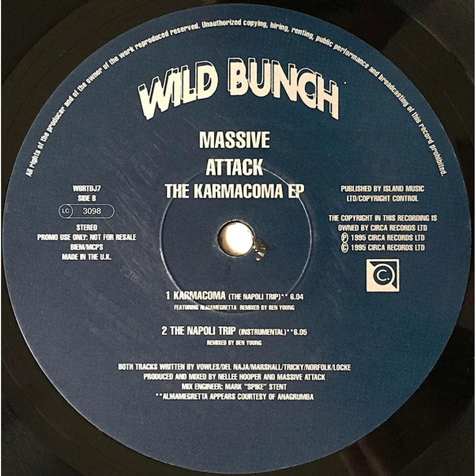 Massive Attack - Karmacoma EP - Vinyl 2x12