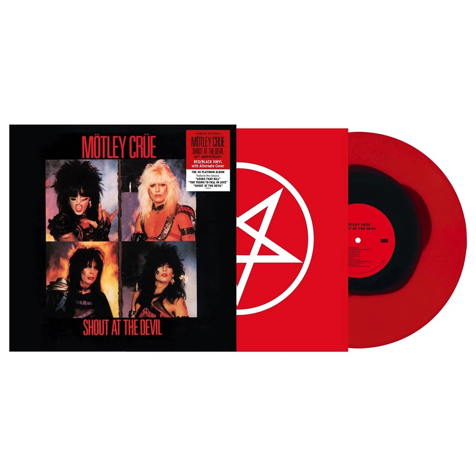 Mötley Crüe - Shout At The Devil Black In Ruby Colored Vinyl Edition