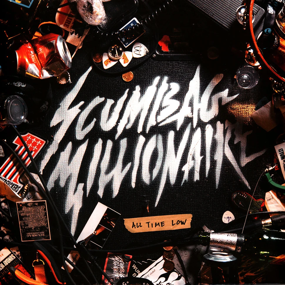 Scumbag Millionaire - All Time Low Ultra Clear W/ Red & Yellow Splatter Vinyl Edition