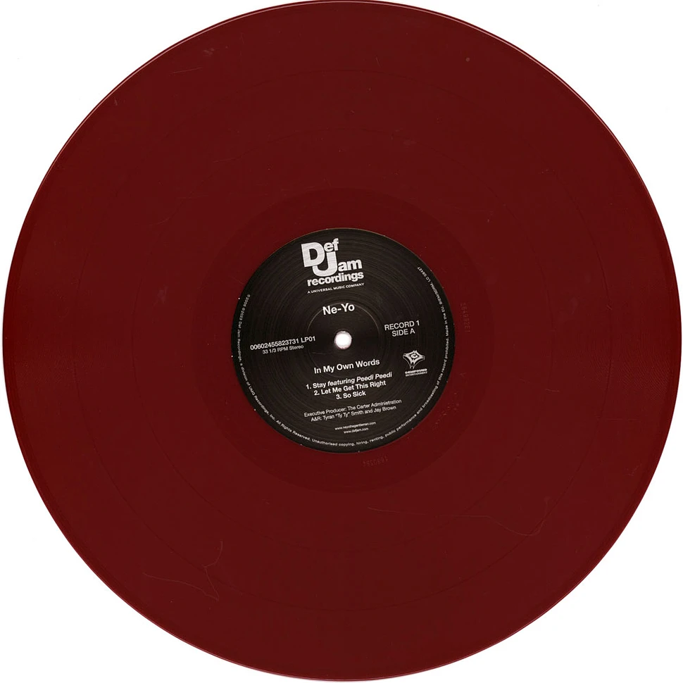 Ne-Yo - In My Own Words Fruit Punch Colored Vinyl Edition
