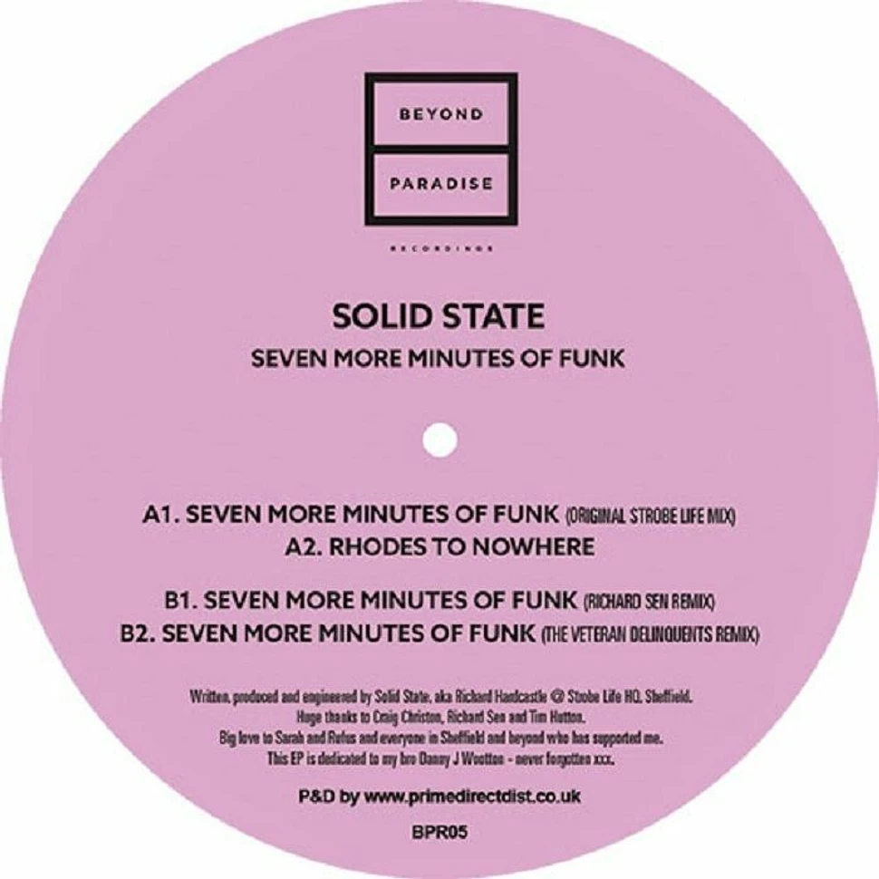 Solid State - Seven More Minutes Of Funk