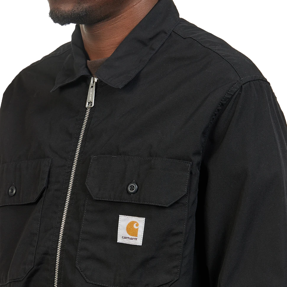 Carhartt WIP - L/S Craft Zip Shirt "Lane" Poplin, 6 oz