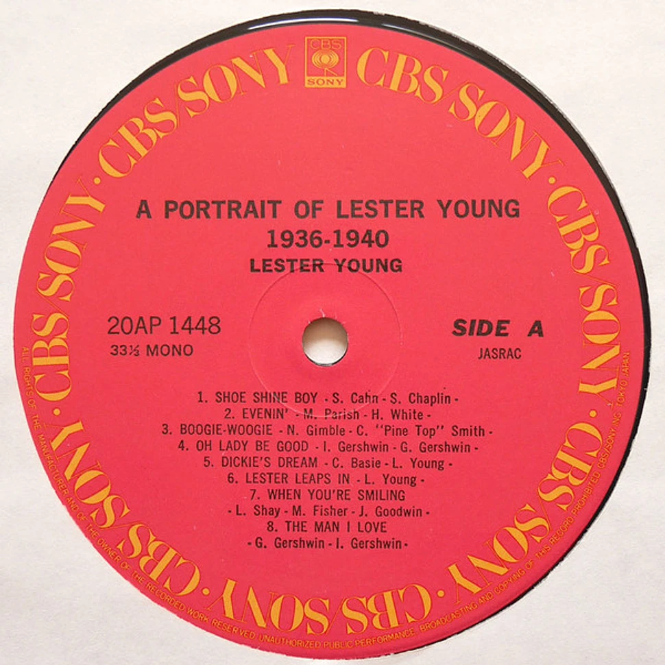 Lester Young - A Portrait Of Lester Young 1936-1940