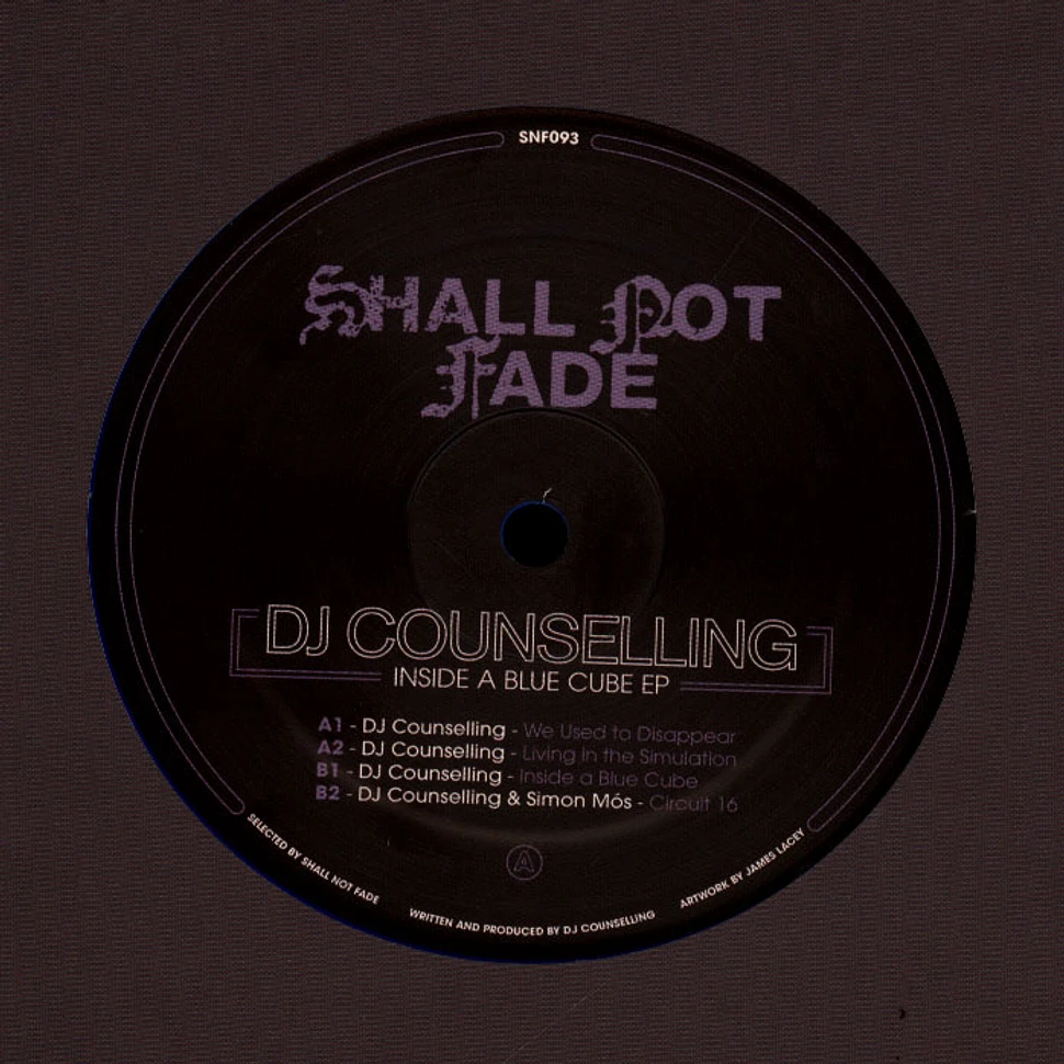 DJ Counselling - Inside A Blue Cube Ep Blue Vinyl Edition