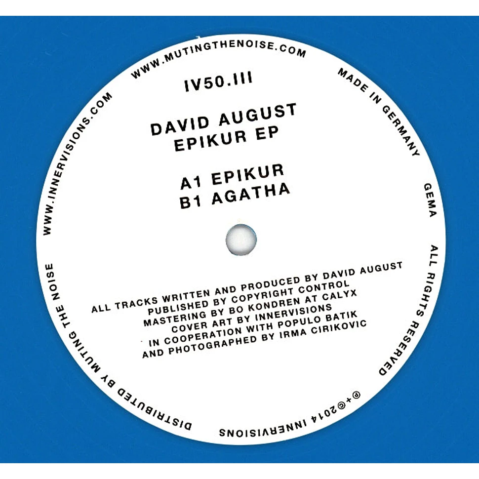 David August - Epikur Ep 2023 Repress