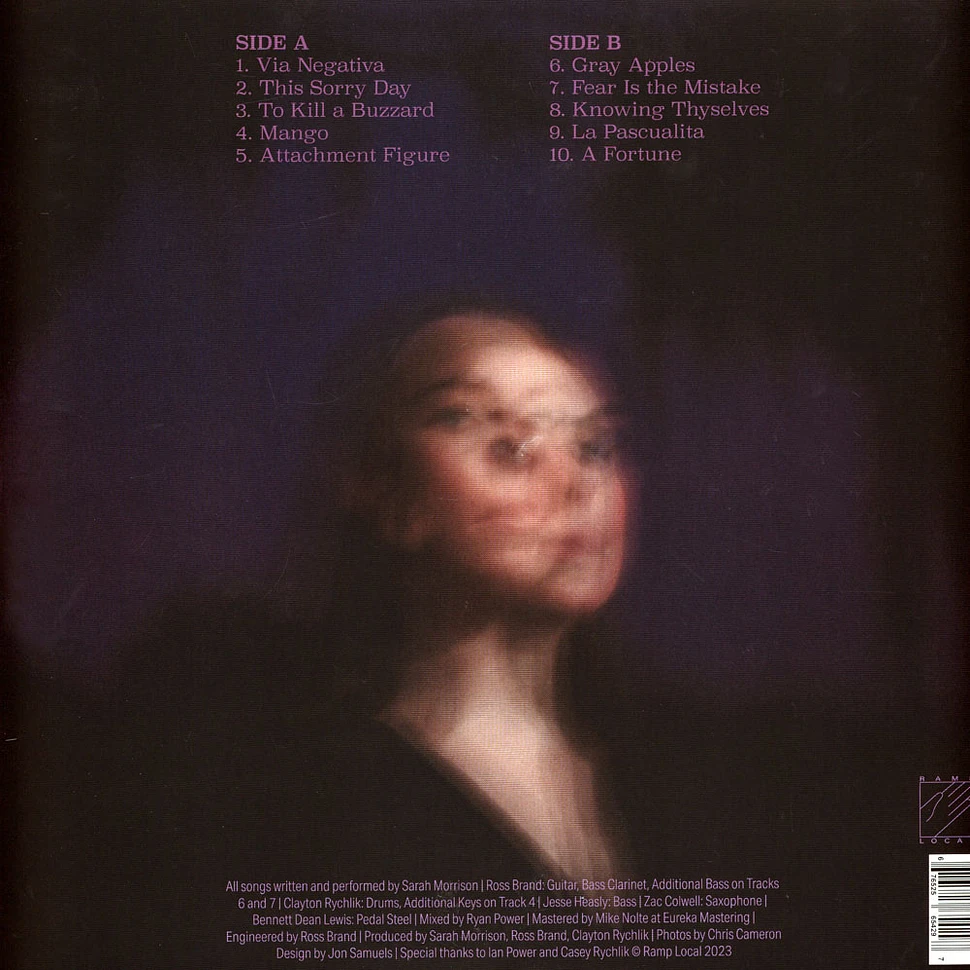 Sarah Morrison - Attachment Figure Black Ice Vinyl Edition