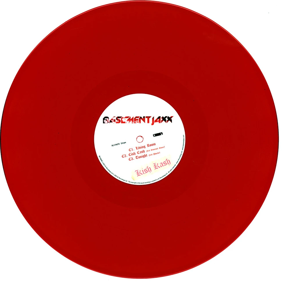 Basement Jaxx - Kish Kash Red & White Colored Edition
