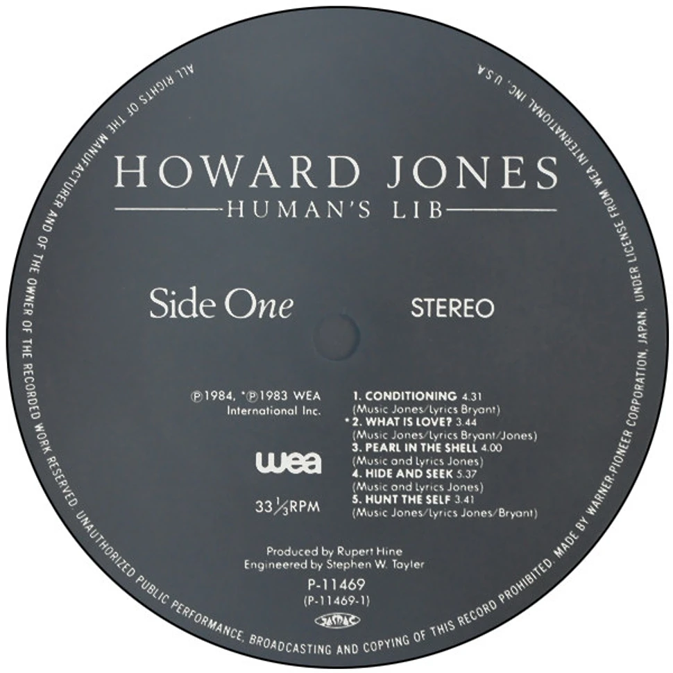 Howard Jones - Human's Lib