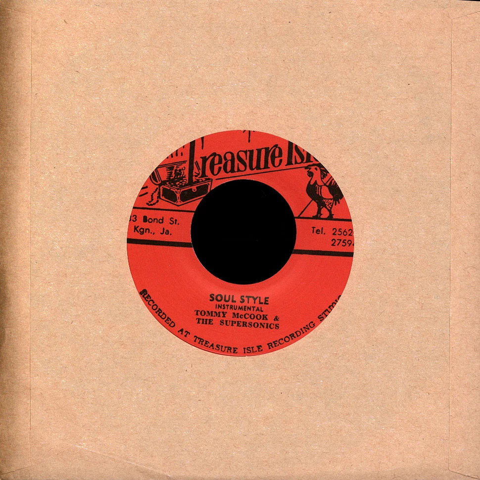 The Paragons / Tommy Mccook & The Supersonics - I'm Worried Man / Soul Style