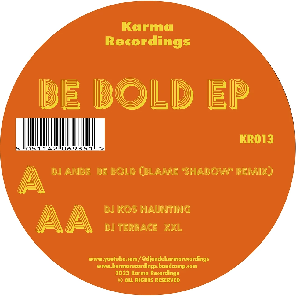 V.A. - Be Bold EP