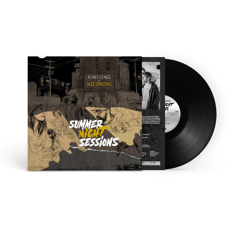 Beneficence & Jazz Spastiks - Summer Night Sessions Black Vinyl Edition