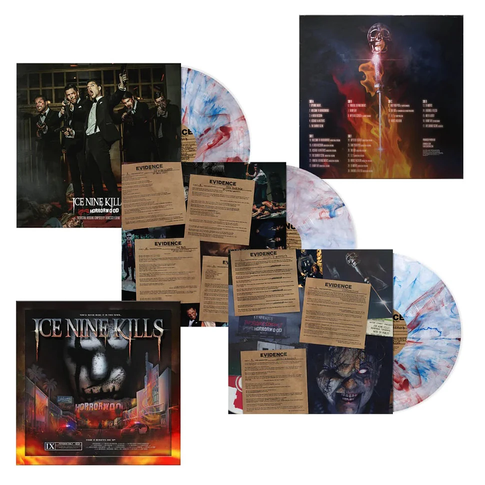 Ice Nine Kills - Welcome To Horrorwood: Under Fire Blue Vinyl Edition
