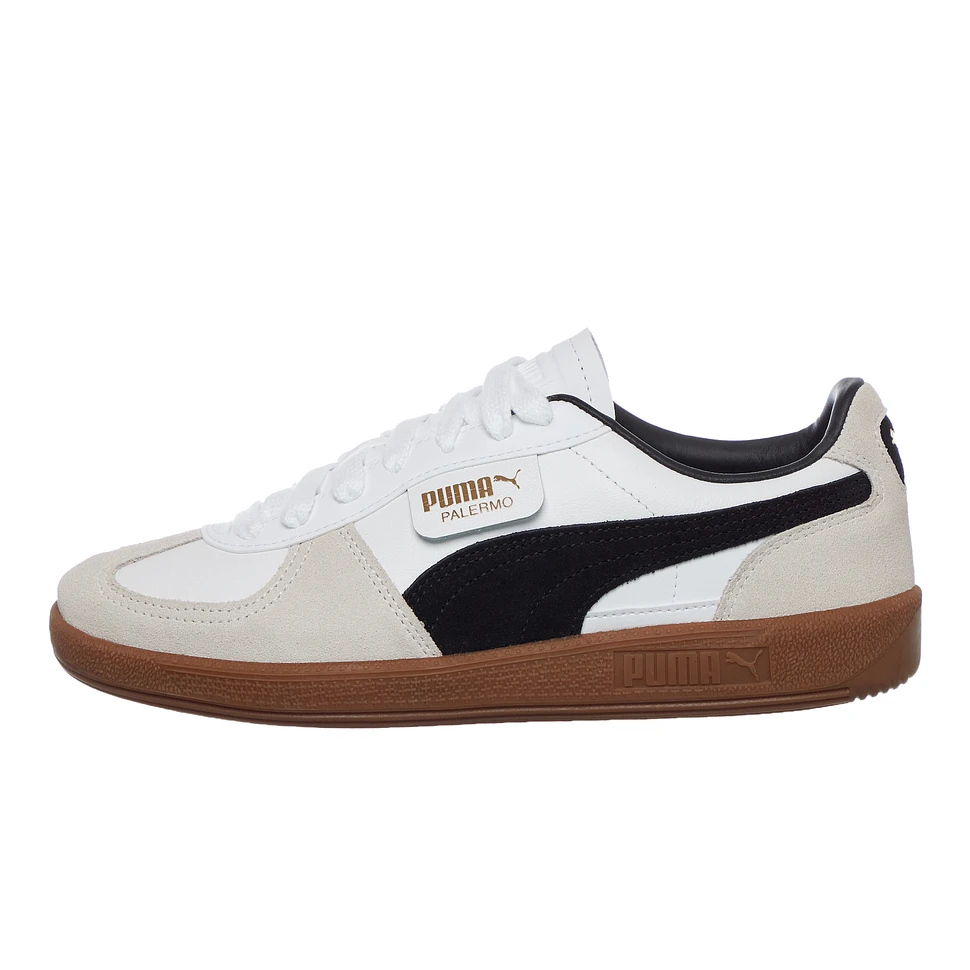 Puma - Palermo Leather (Puma White / Vapor Gray / Gum) | HHV
