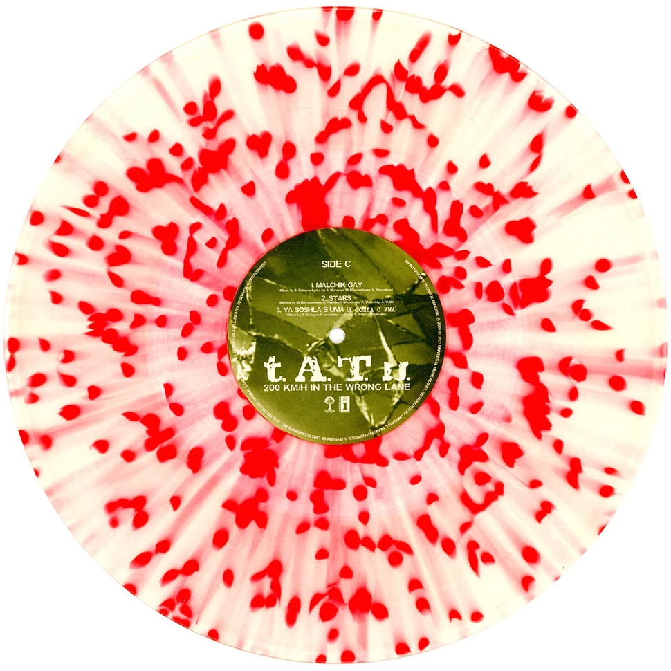 T.A.T.U. - 200 Km / H In The Wrong Lane Limited Splatter Vinyl Edition