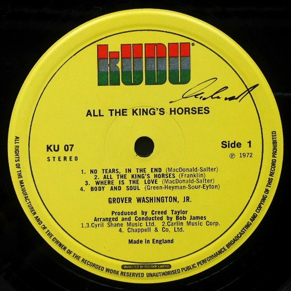 Grover Washington, Jr. - All The King's Horses