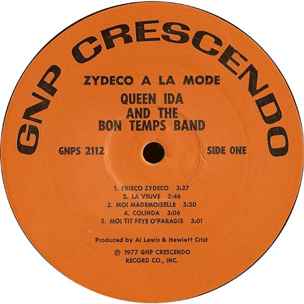 Queen Ida And The Bon Temps Zydeco Band - Zydeco A La Mode