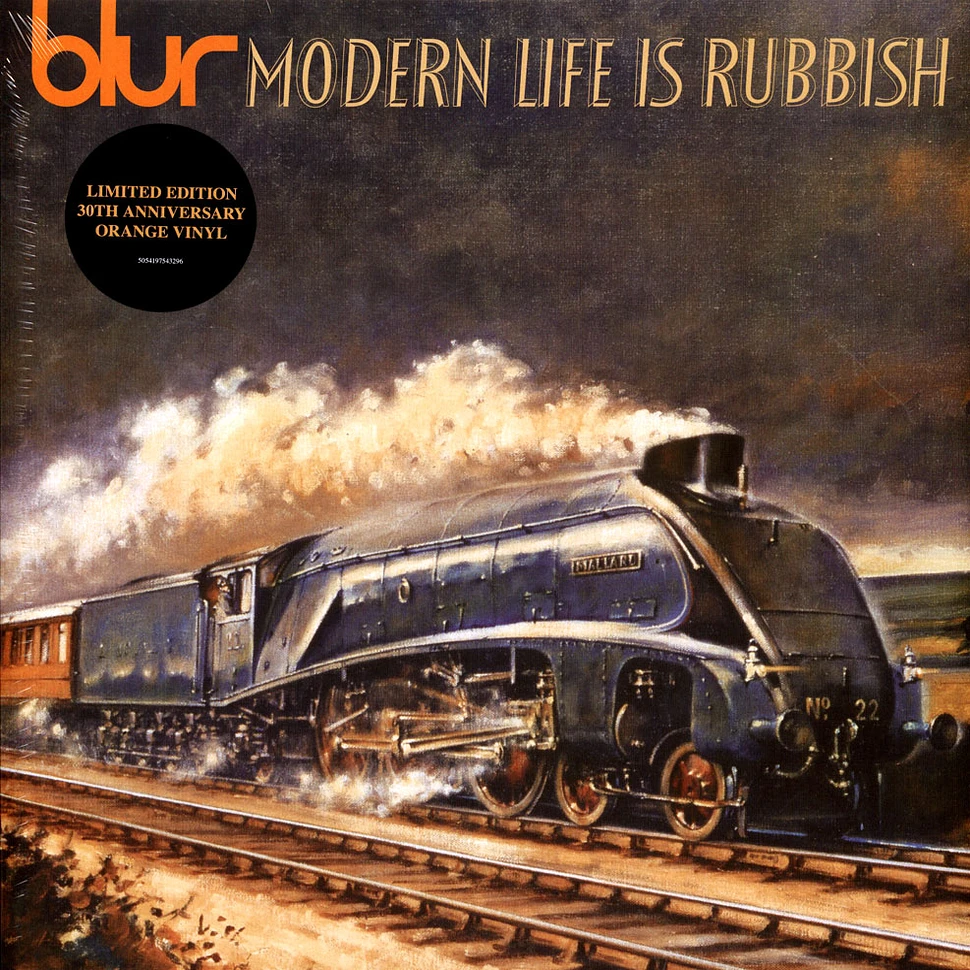Blur - Modern Life Is Rubbish Transparent Orange Vinyl Edition