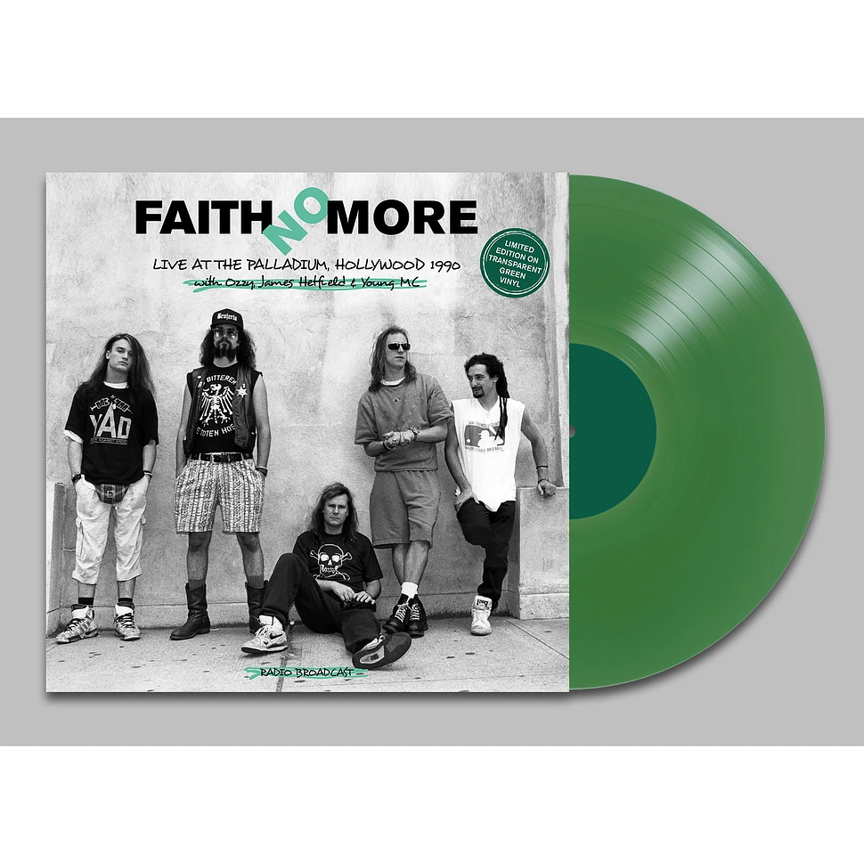 Faith No More - Live At Palladium Hollywood 1990 Green Vinyl Edtion