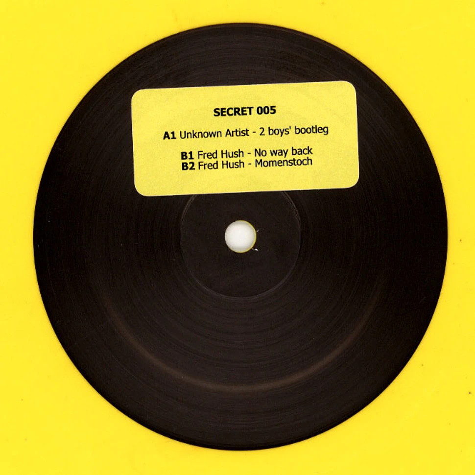 Fred Hush - Secret 5 Yellow Vinyl Edition