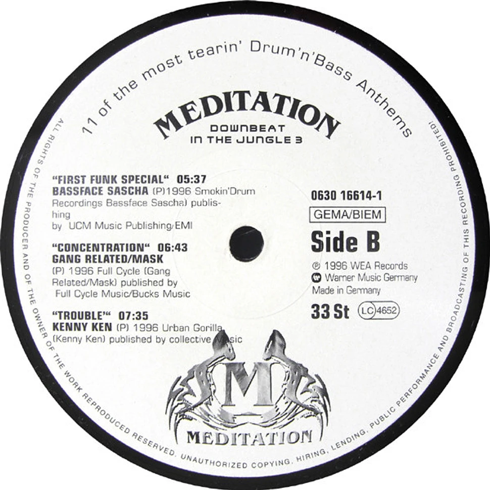 V.A. - Meditation (Downbeat In The Jungle 3)