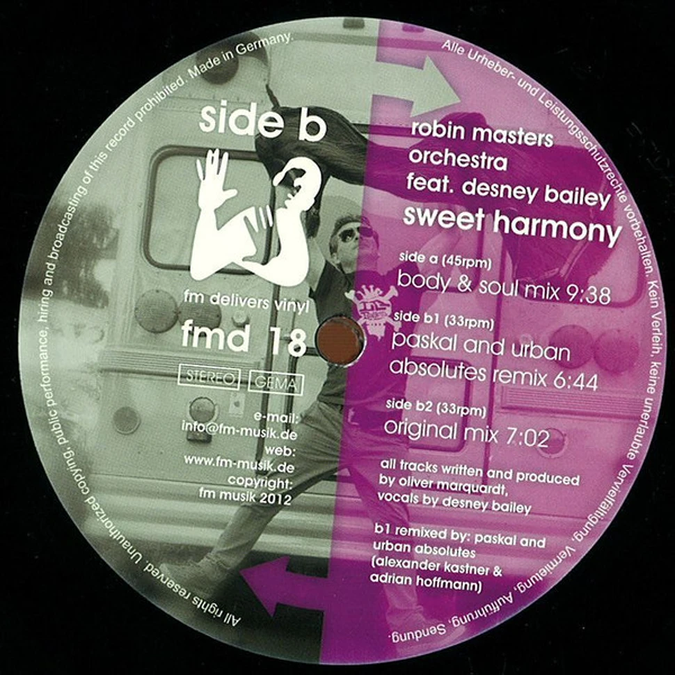 Robin Masters Orchestra Feat. Desney Bailey - Sweet Harmony