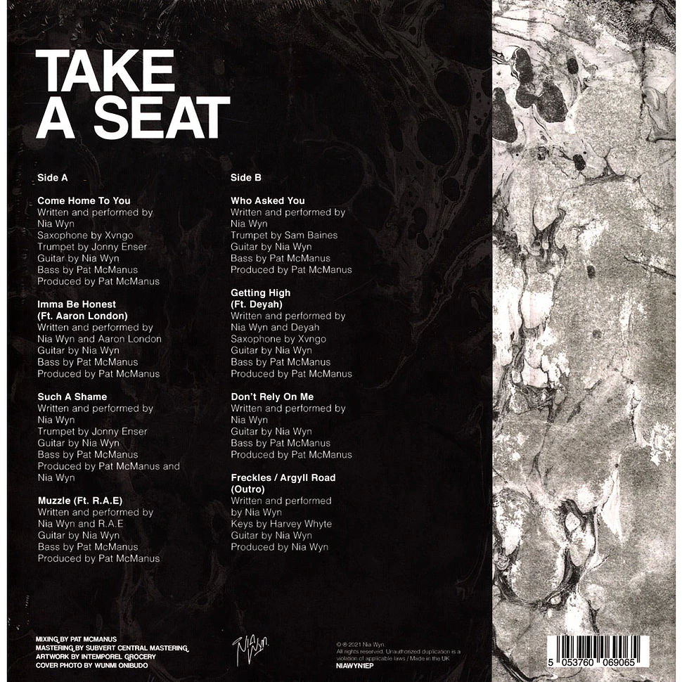 Nia Wyn - Take A Seat Mulberry Colored Vinyl Edition