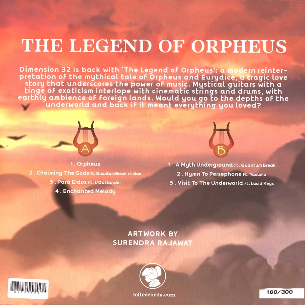 Dimension 32 - The Legend Of Orpheus Beige Vinyl Edition