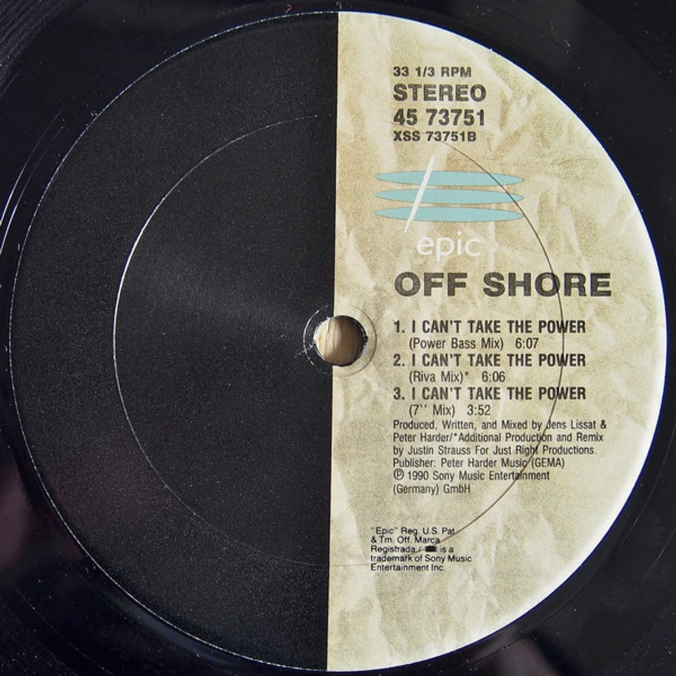 Off-Shore - I Can't Take The Power