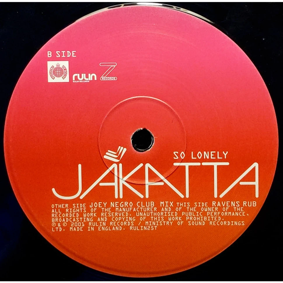 Jakatta - So Lonely