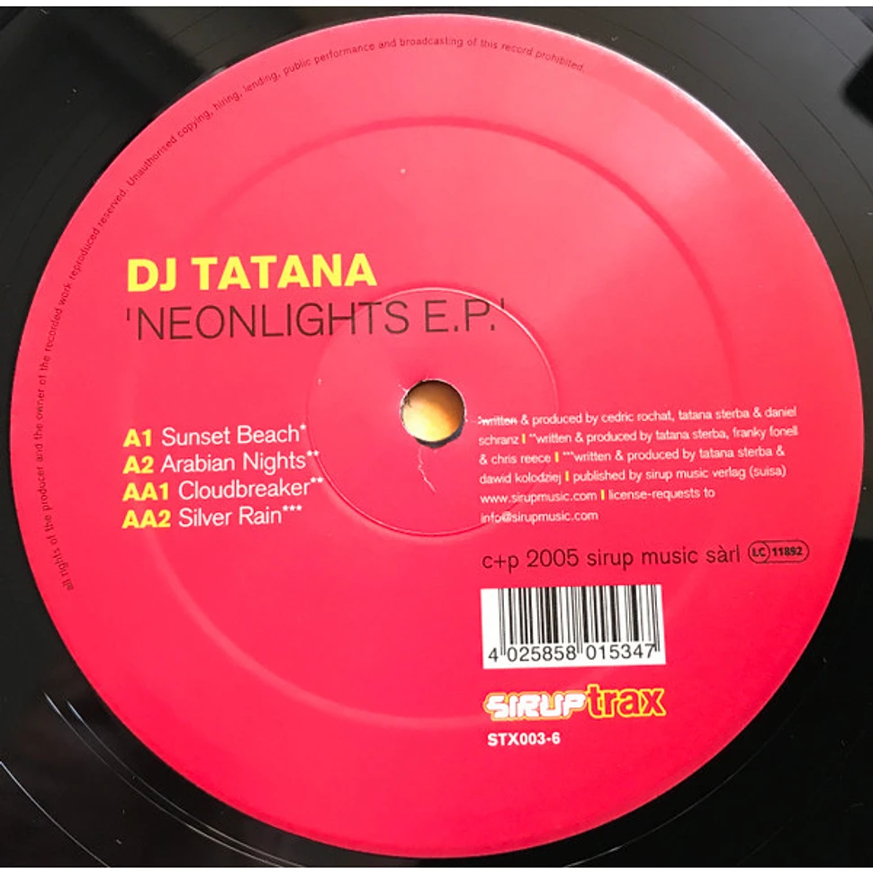 DJ Tatana - Neonlights E.P.