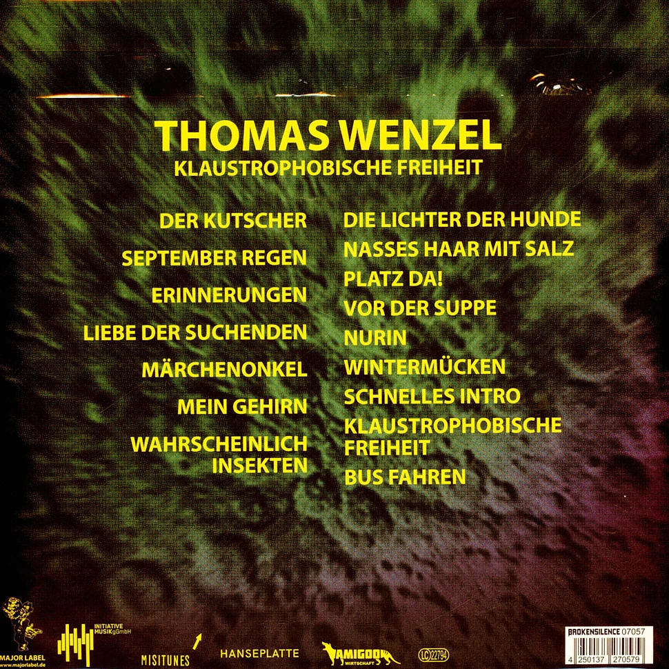 Thomas Wenzel - Klaustrophobische Freiheit HHV Exclusive Signed Vinyl Edition