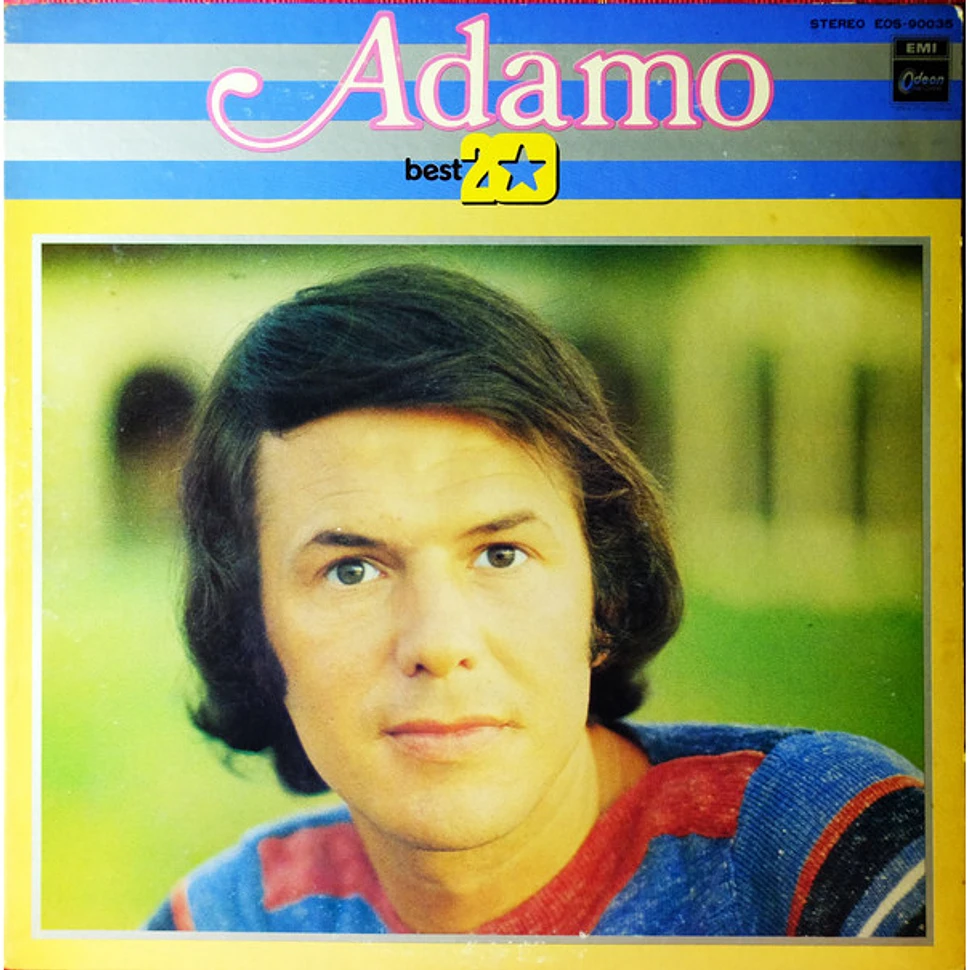 アダモ.ベスト20LPレコード Adamo – Best 20 – Vinyl (Gatefold, LP, Compilation), 1973