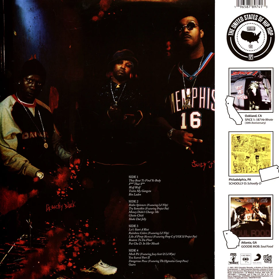 Three 6 Mafia - Da Unbreakables Black Friday Record Store Day 2023 Electric Smoke Vinyl Edition