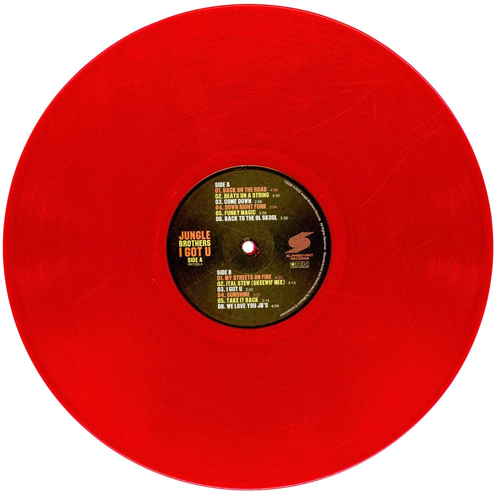 Jungle Brothers - I Got U Green & Red Vinyl Edition