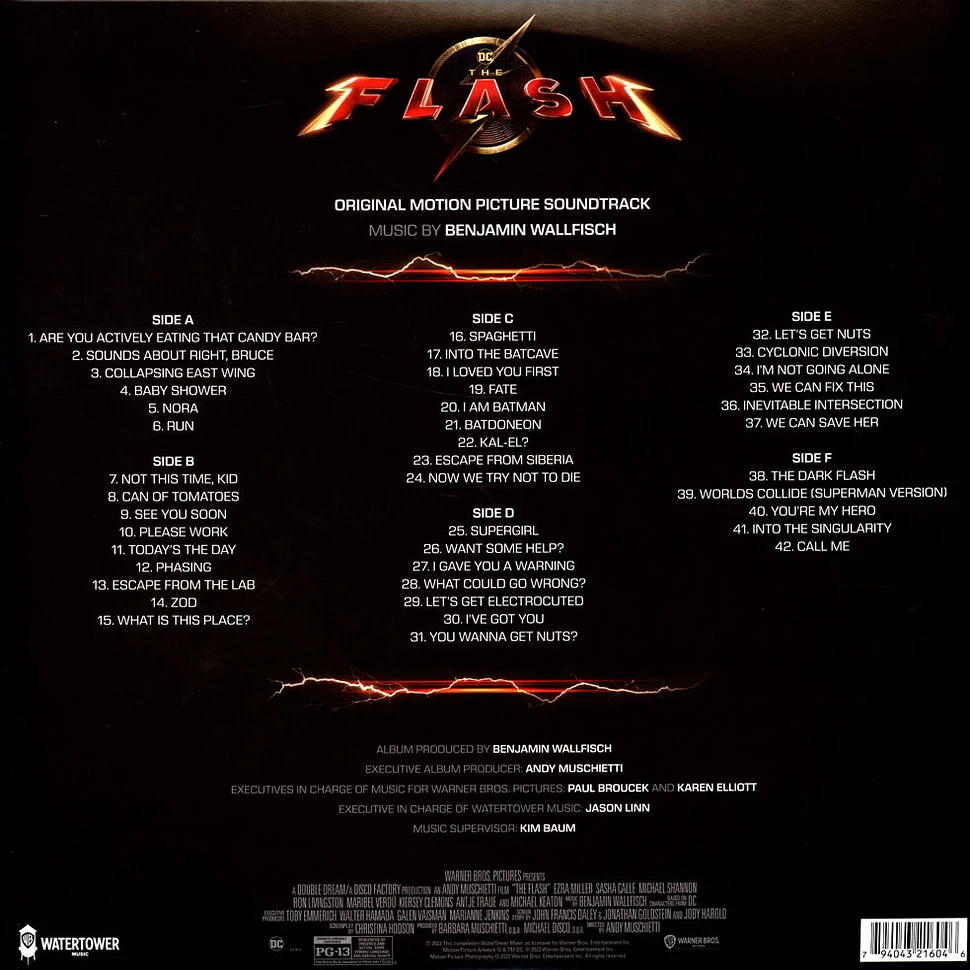Benjamin Wallfisch - OST The Flash Black Vinyl Edition