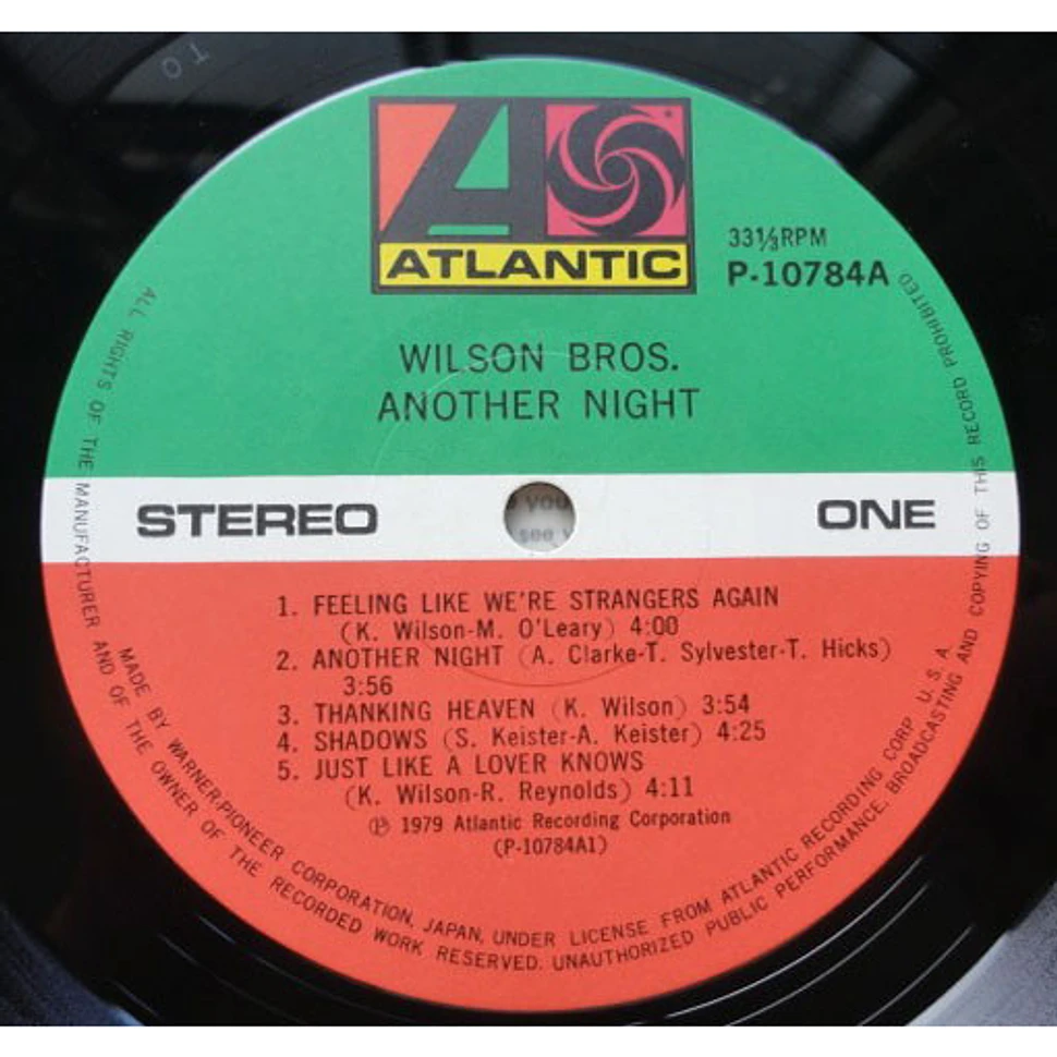Wilson Bros. - Another Night