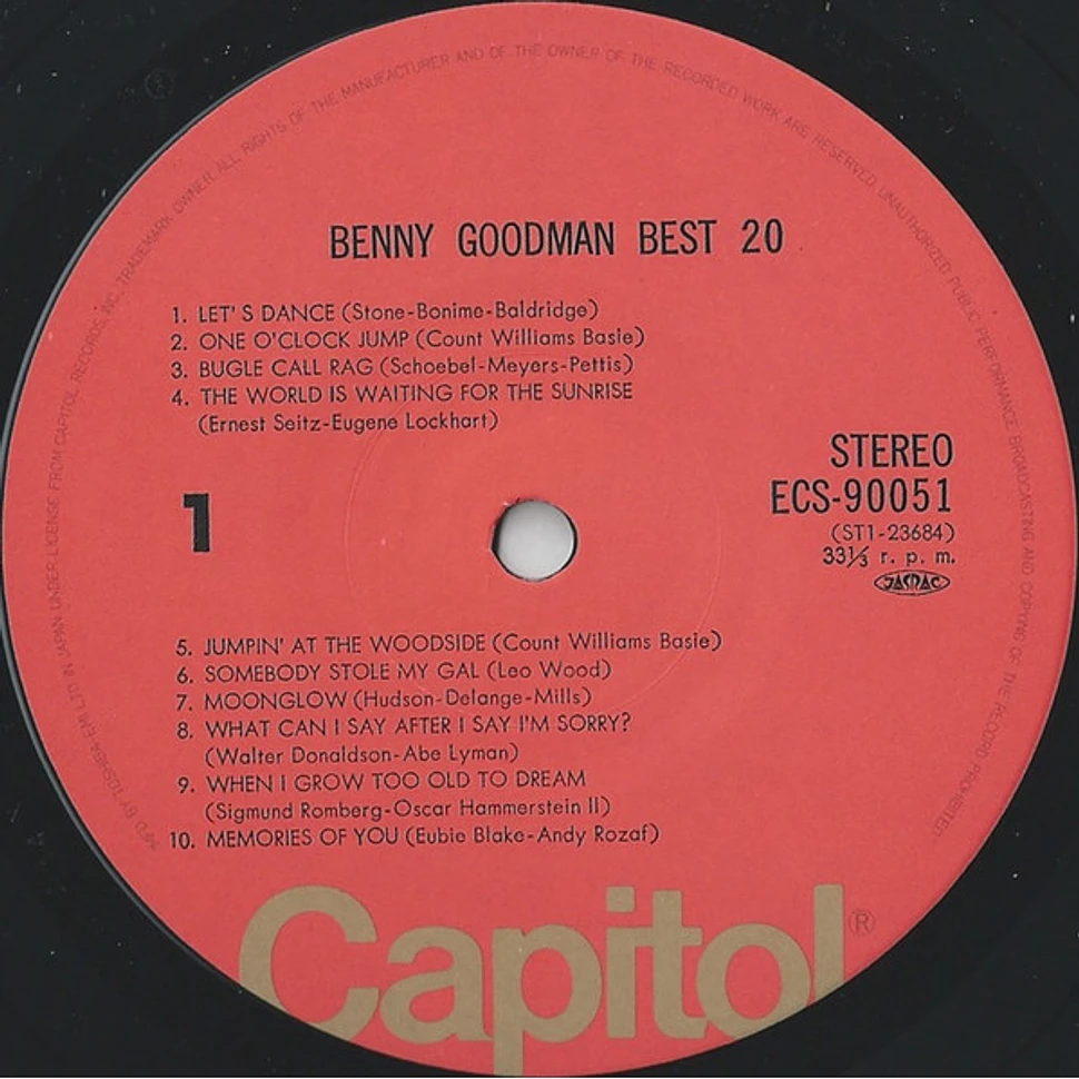 Benny Goodman - Best 20