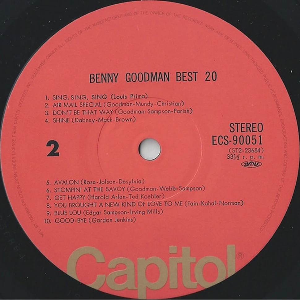 Benny Goodman - Best 20