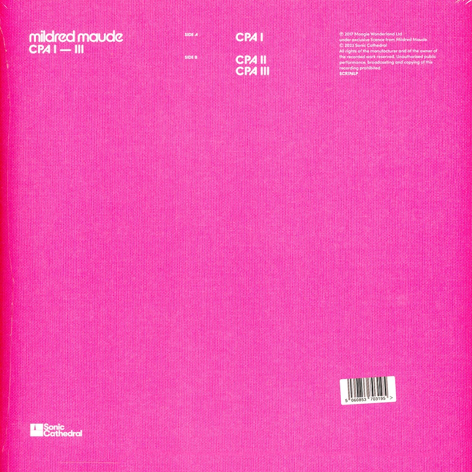 Mildred Maude - Cpa I-Iii Pink Vinyl Edition