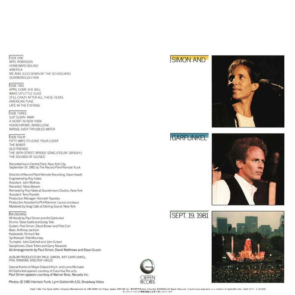 Simon & Garfunkel - The Concert In Central Park