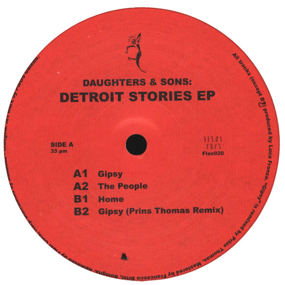 Daughters & Sons - Detroit Stories EP