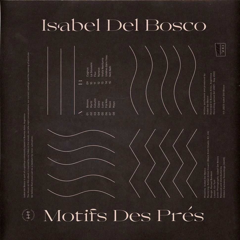 Isabel Del Bosco - Motifs Des Pres